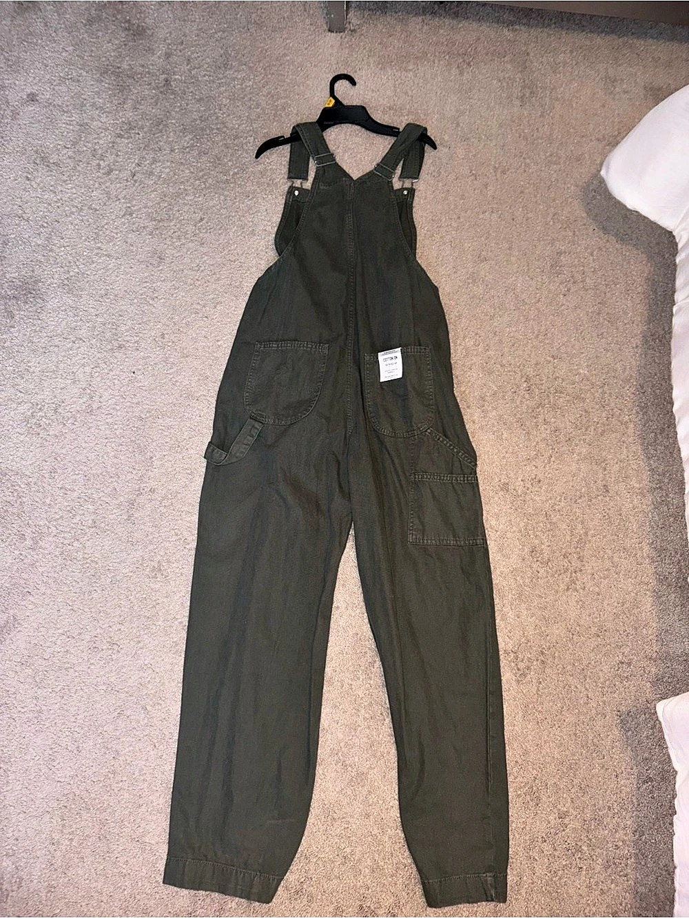 Cotton:On Utility Canvas Overall Canvas Overall in Green Size 10 BRAND NEW WITH